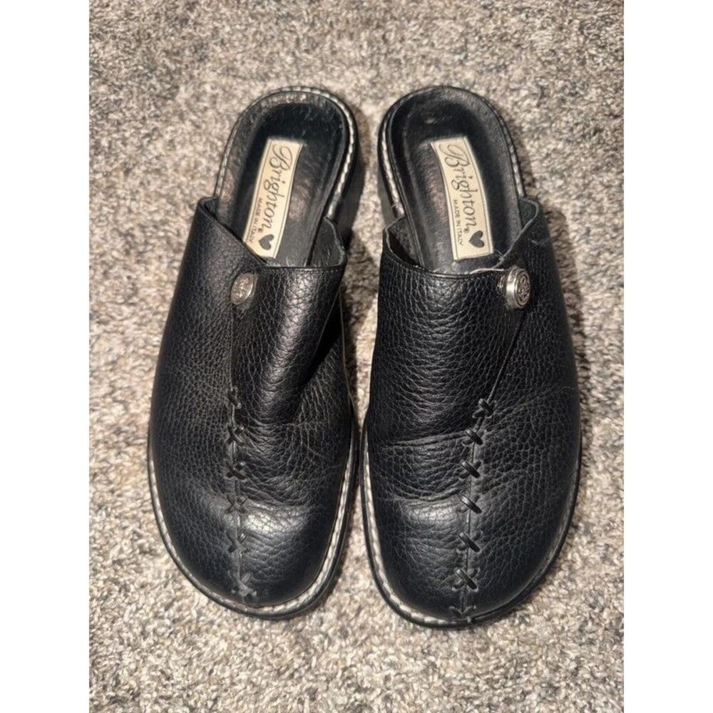 Brighton Heidi Mules, Sz 6, made in Italy